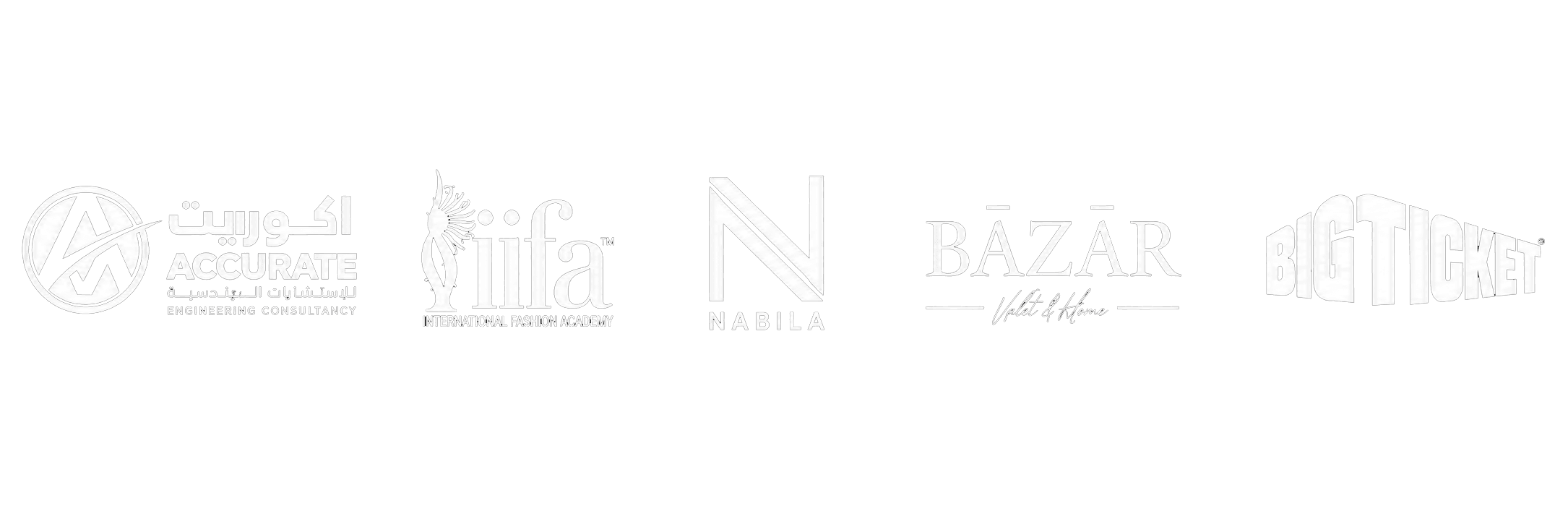 Brands I've worked with  IIFA, Nabila, Bazar, Big Ticket